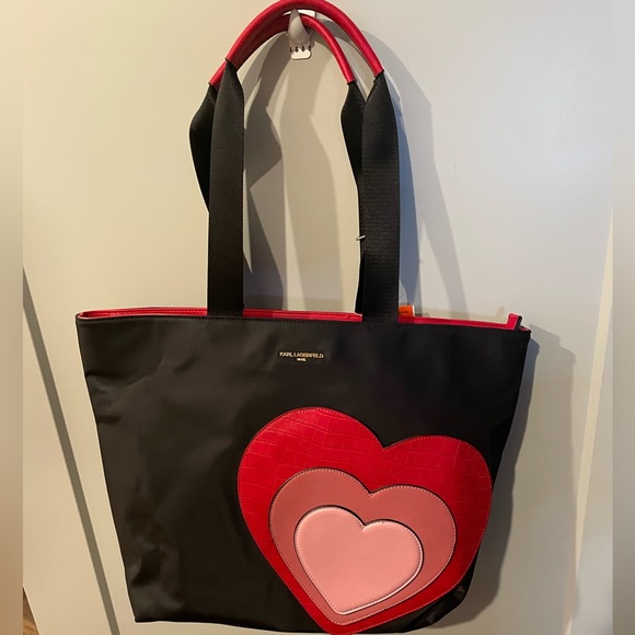 KARL LAGERFELD PARIS Amour Tote NWT - Picture 5 of 9